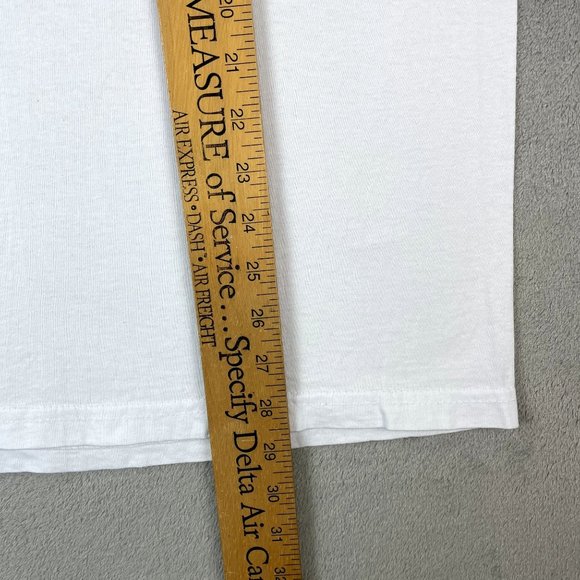 Vintage Splash Heavy Weight Cancun Mexico White Short Sleeve T-Shirt Gold Large - Picture 6 of 7